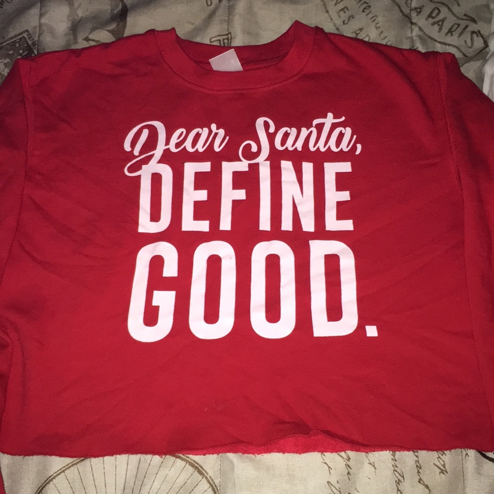 Christmas crop top